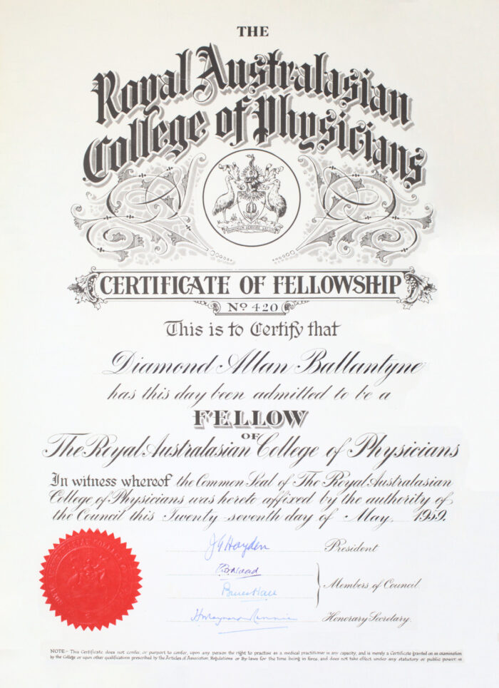 Australian Medical Council Certification
