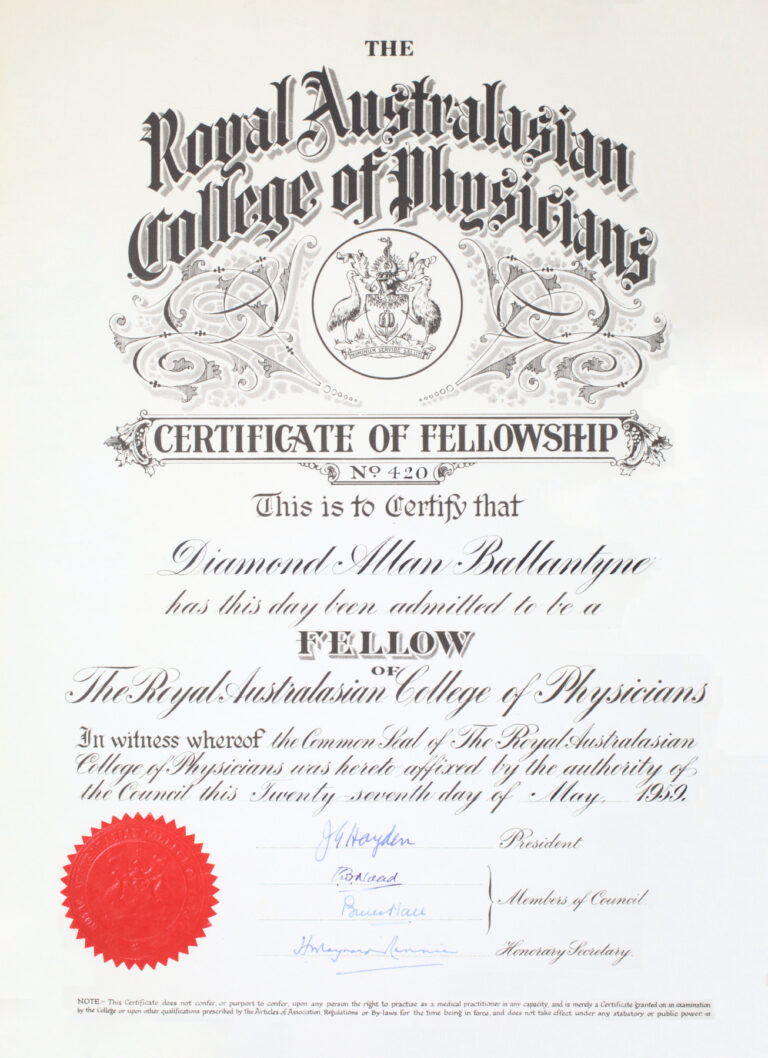 Australian Medical Council Certification